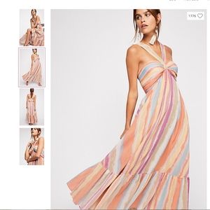 Free People Tropical Sunrise Maxi Dress